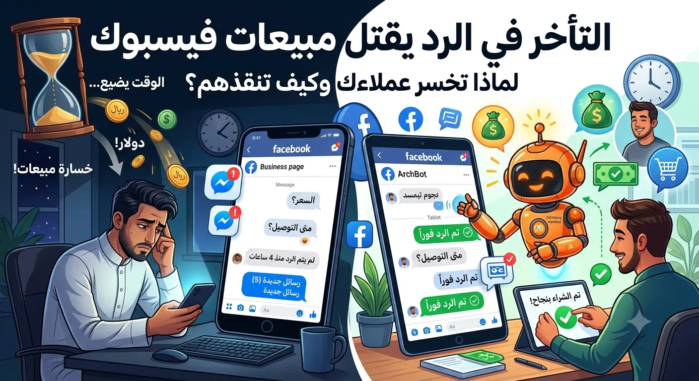 أثر التأخر في الرد على تعليقات ورسائل فيسبوك (وكيف يدمر مبيعاتك دون أن تشعر؟)